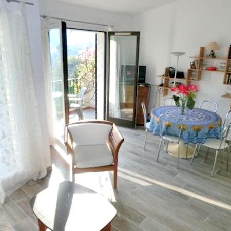 Studio A Theoule Sur Mer A 400 M De La Plage Avec Vue Sur La Mer Terrasse Amenagee Et Wifi Apartment Luaran gambar